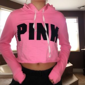 Cropped Pink Sweatshirt